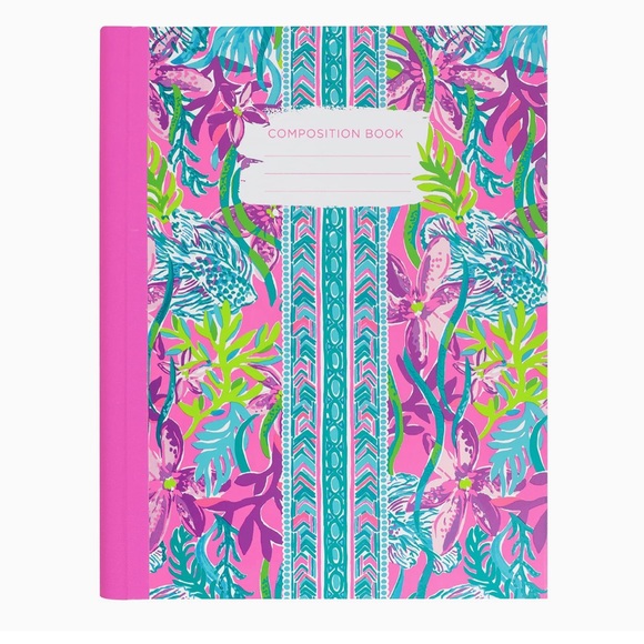 Lilly Pulitzer Composition Notebook Set, Cabana Cocktail & Party All the Tide - Picture 3 of 8